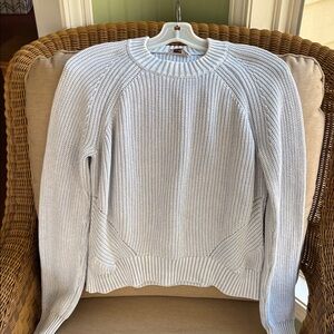 Faherty Light Blue Crew Neck